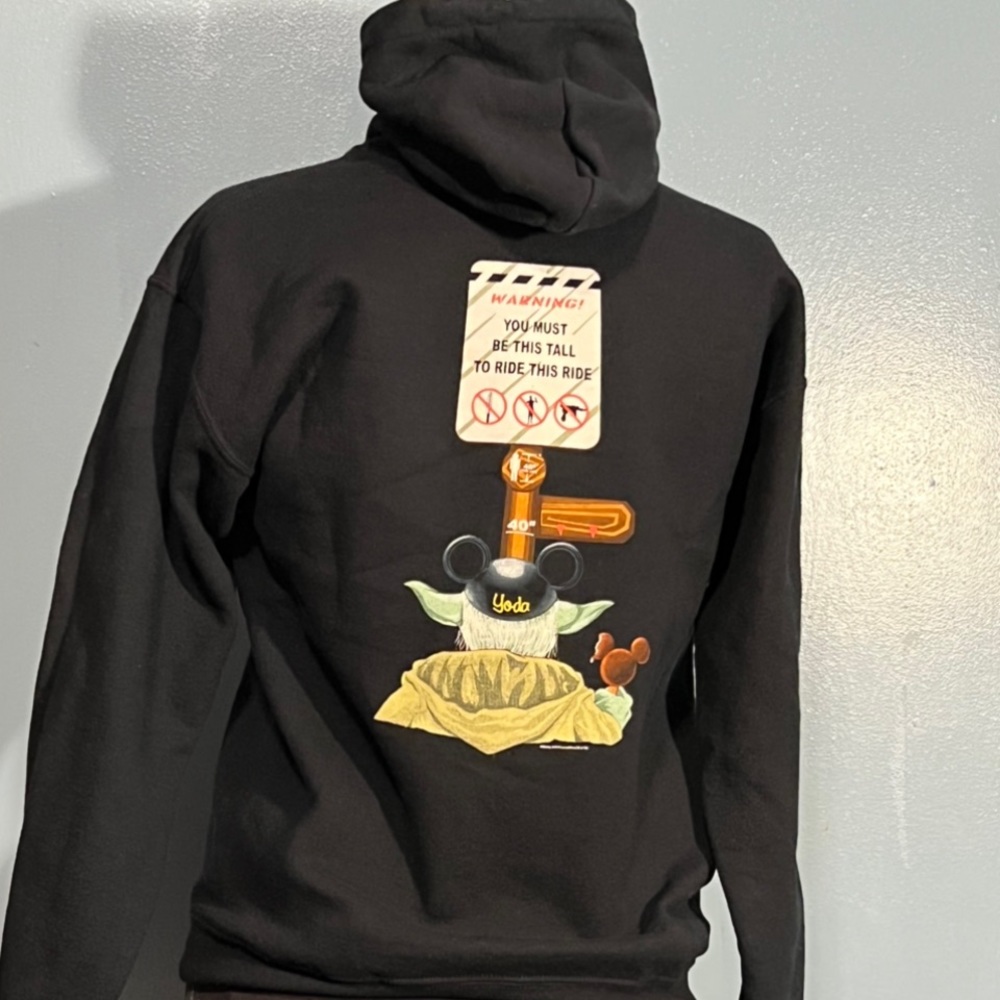 Disney Star Wars Yoda JUDGE ME BY MY SIZE, DO YOU? Hoodie